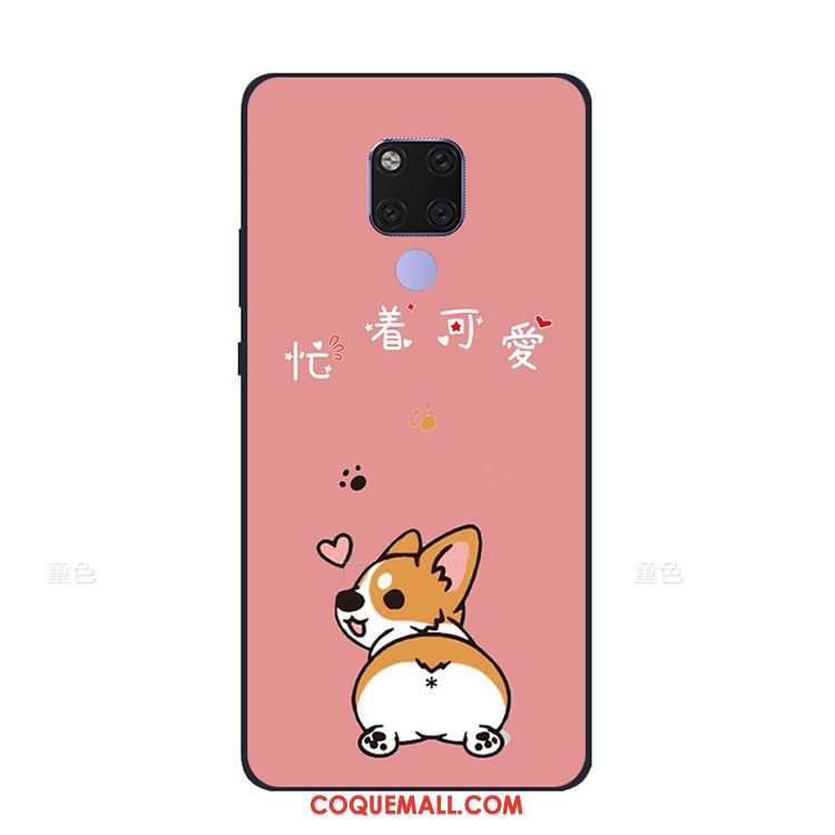 Étui Huawei Mate 20 X Rose Téléphone Portable Tendance, Coque Huawei Mate 20 X Chiens Créatif