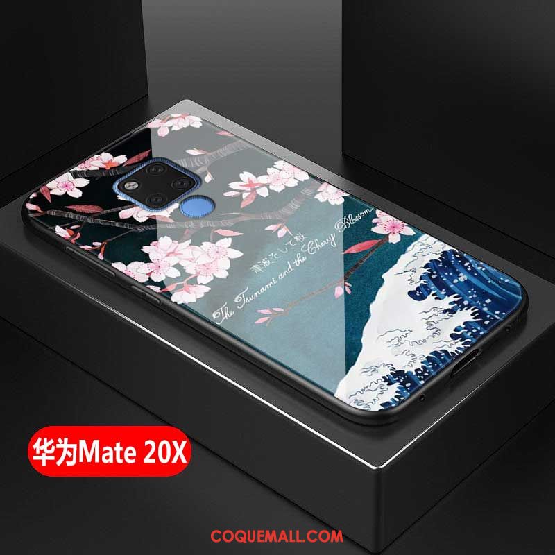 Étui Huawei Mate 20 X Simple Incassable Téléphone Portable, Coque Huawei Mate 20 X Fluide Doux Frais