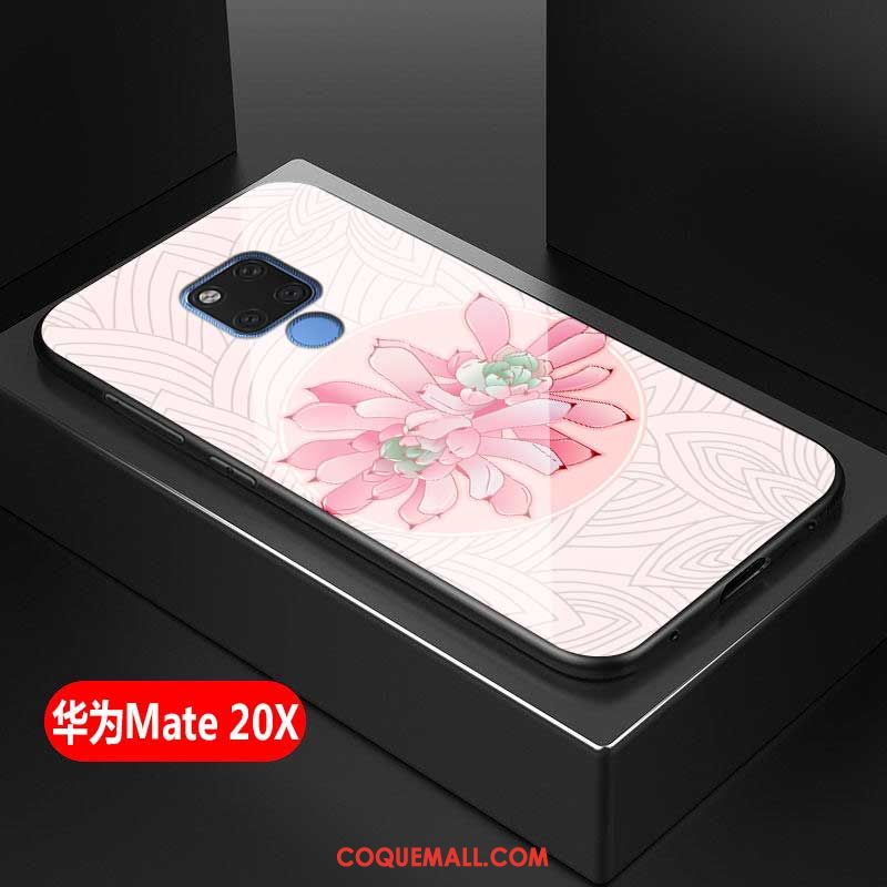 Étui Huawei Mate 20 X Simple Incassable Téléphone Portable, Coque Huawei Mate 20 X Fluide Doux Frais