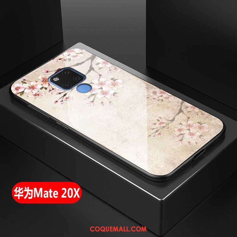 Étui Huawei Mate 20 X Simple Incassable Téléphone Portable, Coque Huawei Mate 20 X Fluide Doux Frais