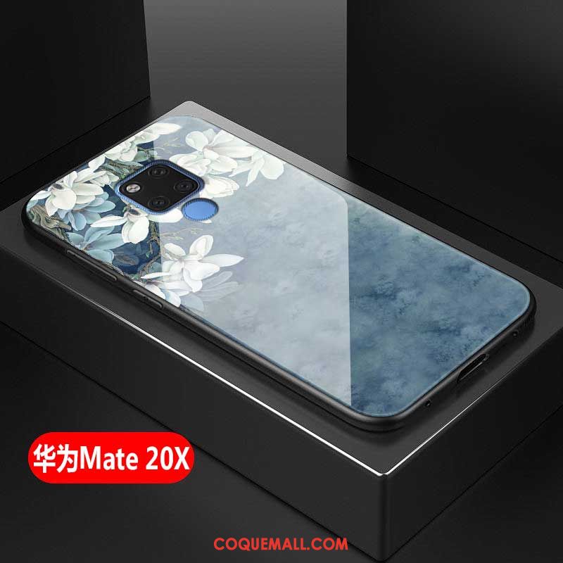Étui Huawei Mate 20 X Simple Incassable Téléphone Portable, Coque Huawei Mate 20 X Fluide Doux Frais