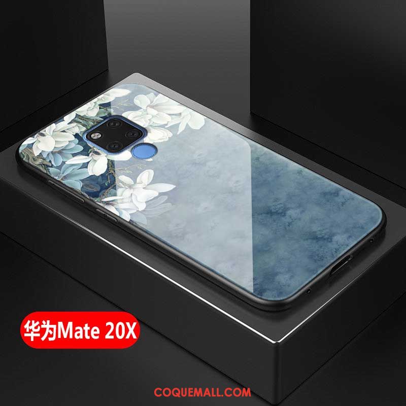 Étui Huawei Mate 20 X Simple Incassable Téléphone Portable, Coque Huawei Mate 20 X Fluide Doux Frais