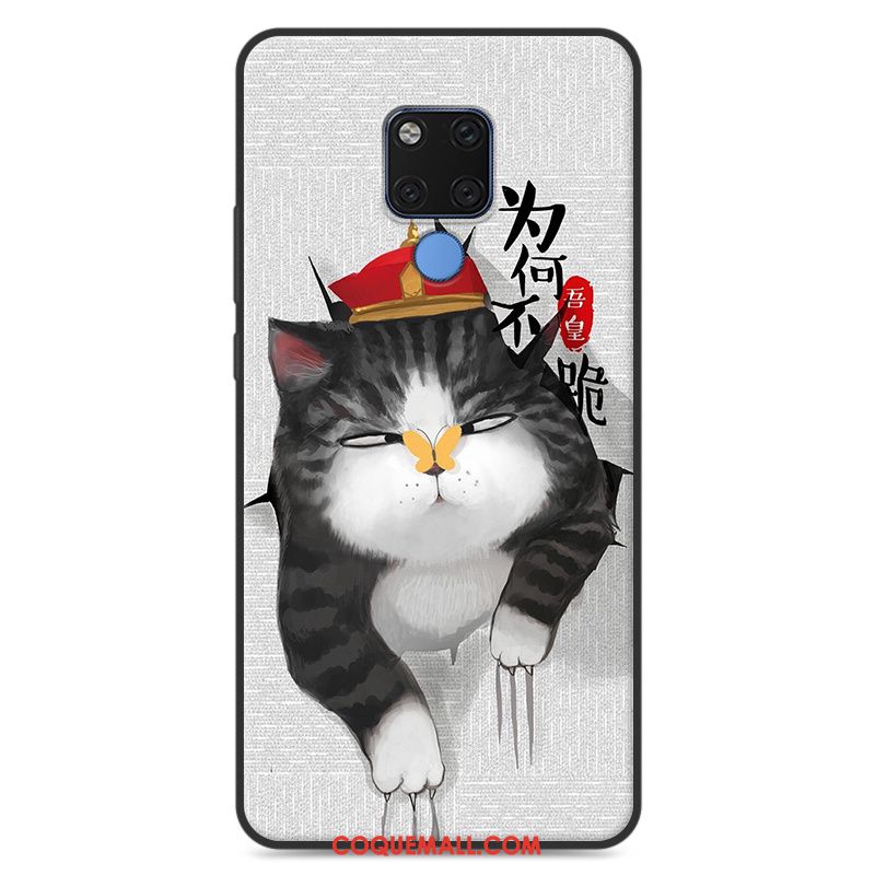 Étui Huawei Mate 20 X Tout Compris Fluide Doux Incassable, Coque Huawei Mate 20 X Dessin Animé Téléphone Portable