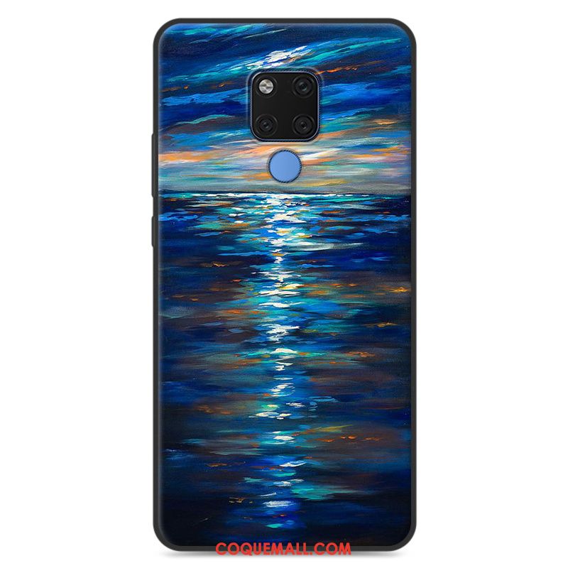 Étui Huawei Mate 20 X Tout Compris Fluide Doux Incassable, Coque Huawei Mate 20 X Dessin Animé Téléphone Portable