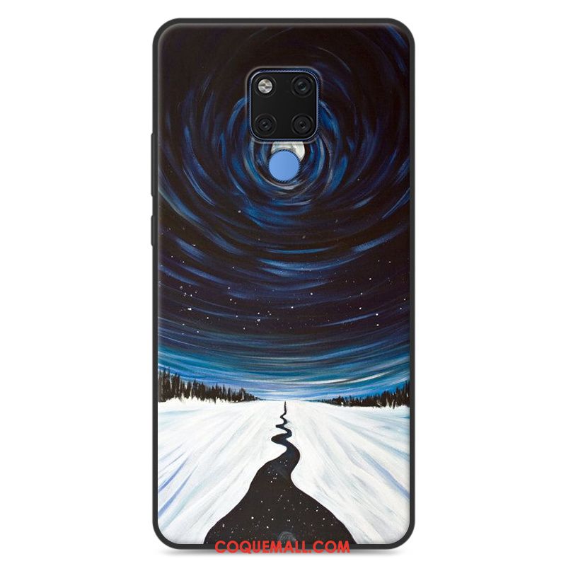 Étui Huawei Mate 20 X Tout Compris Fluide Doux Incassable, Coque Huawei Mate 20 X Dessin Animé Téléphone Portable