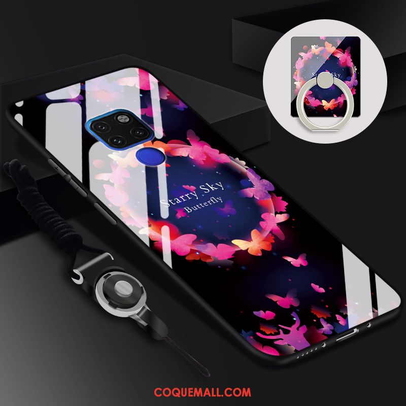 Étui Huawei Mate 20 X Tout Compris Téléphone Portable Protection, Coque Huawei Mate 20 X Net Rouge Verre