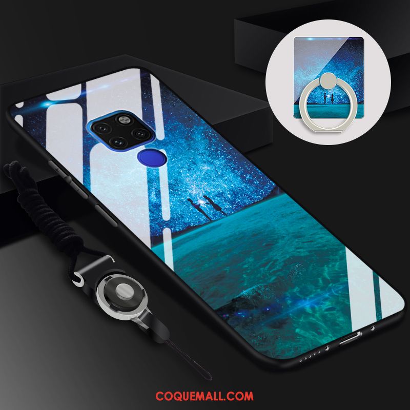 Étui Huawei Mate 20 X Tout Compris Téléphone Portable Protection, Coque Huawei Mate 20 X Net Rouge Verre