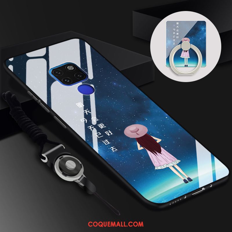 Étui Huawei Mate 20 X Tout Compris Téléphone Portable Protection, Coque Huawei Mate 20 X Net Rouge Verre