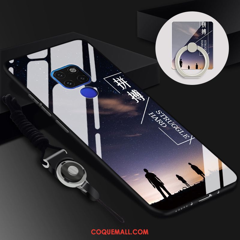 Étui Huawei Mate 20 X Tout Compris Téléphone Portable Protection, Coque Huawei Mate 20 X Net Rouge Verre