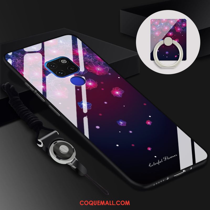 Étui Huawei Mate 20 X Tout Compris Téléphone Portable Protection, Coque Huawei Mate 20 X Net Rouge Verre