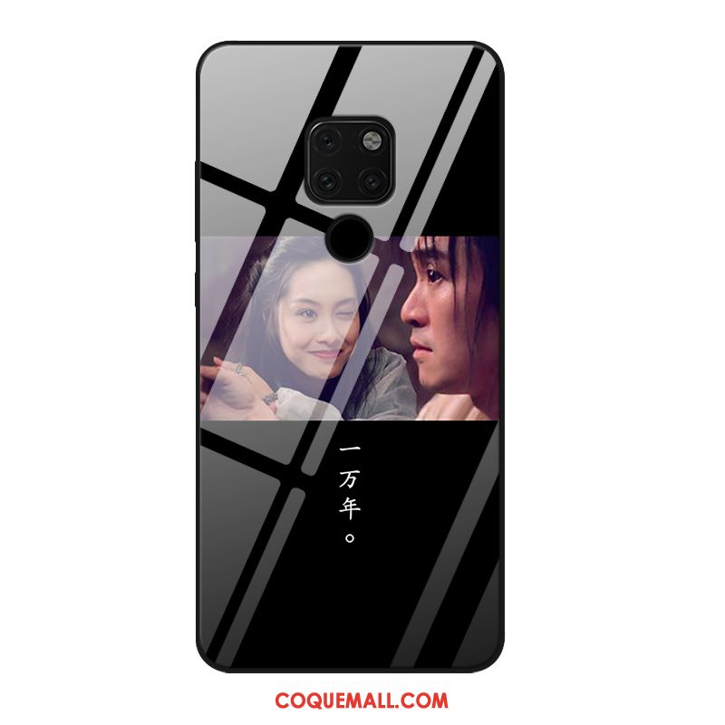 Étui Huawei Mate 20 X Violet Téléphone Portable Gris, Coque Huawei Mate 20 X Grand Personnalisé