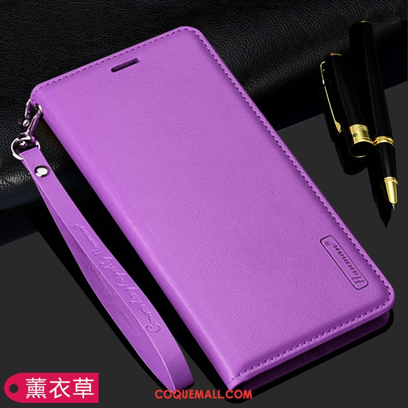 Étui Huawei Mate 30 Clamshell Téléphone Portable Incassable, Coque Huawei Mate 30 En Cuir Rose