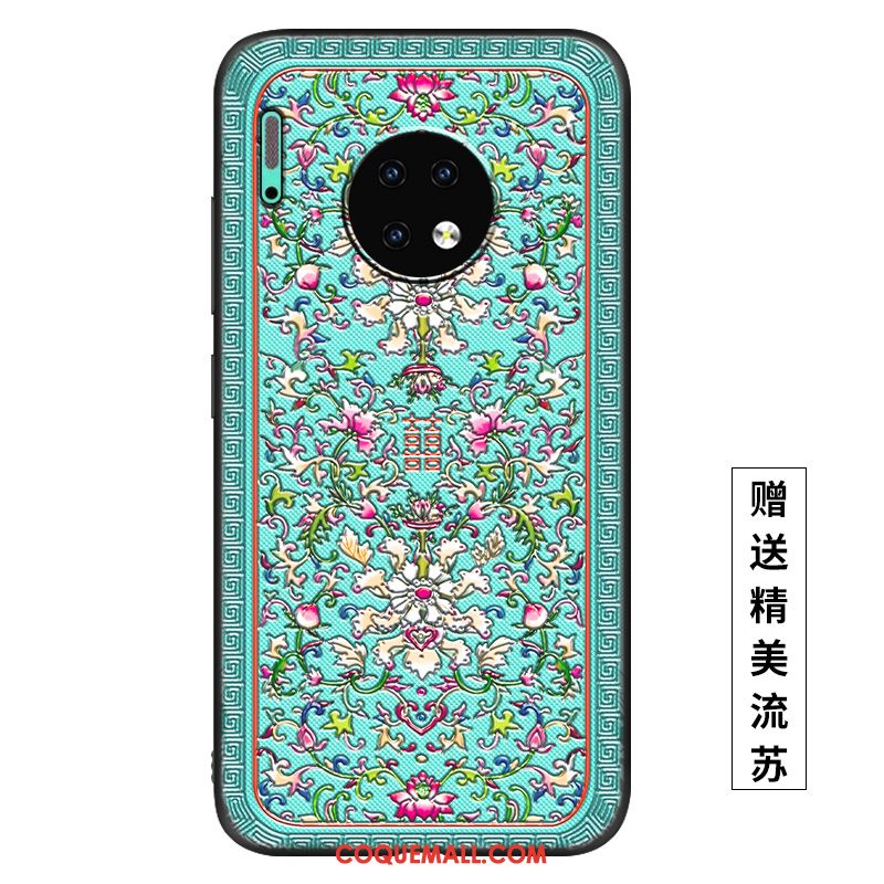 Étui Huawei Mate 30 Incassable Fluide Doux Palais, Coque Huawei Mate 30 Téléphone Portable Vent