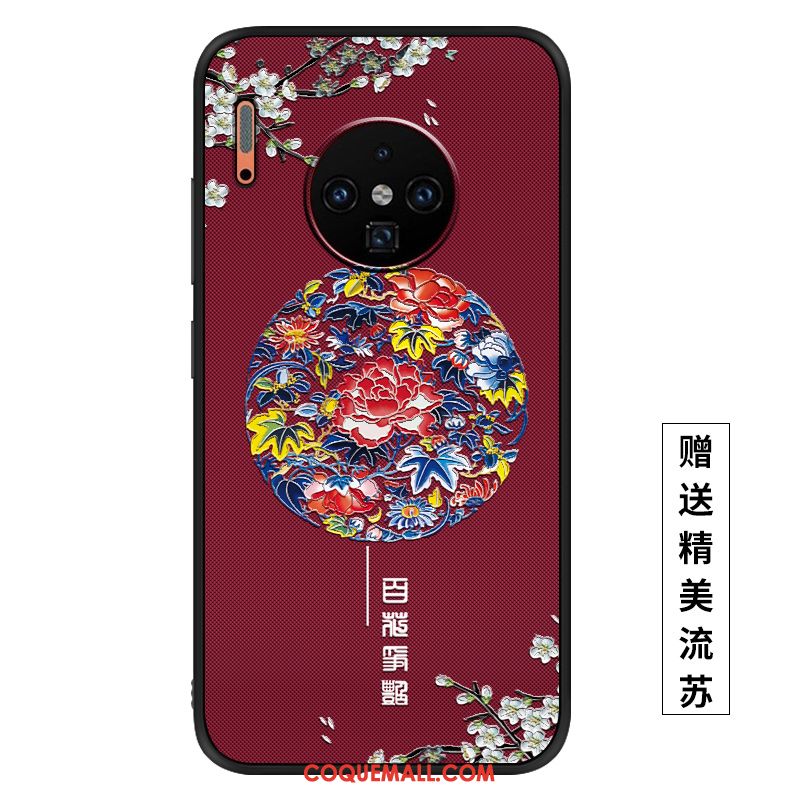 Étui Huawei Mate 30 Incassable Fluide Doux Palais, Coque Huawei Mate 30 Téléphone Portable Vent