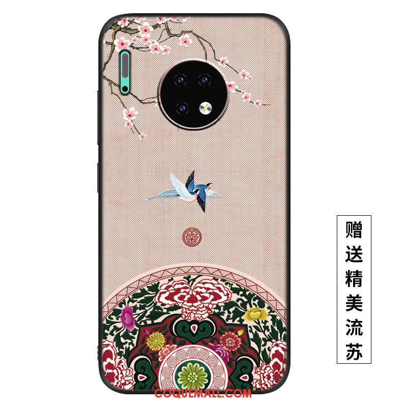 Étui Huawei Mate 30 Incassable Fluide Doux Palais, Coque Huawei Mate 30 Téléphone Portable Vent