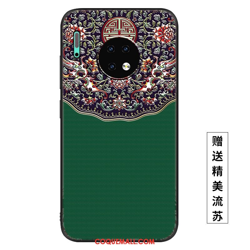 Étui Huawei Mate 30 Incassable Fluide Doux Palais, Coque Huawei Mate 30 Téléphone Portable Vent