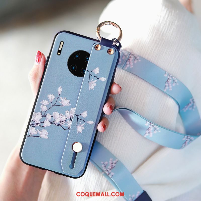 Étui Huawei Mate 30 Marque De Tendance Personnalité Blanc, Coque Huawei Mate 30 Luxe Incassable