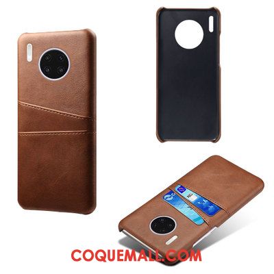 Étui Huawei Mate 30 Orange Modèle Fleurie Protection, Coque Huawei Mate 30 Magnétisme Silicone