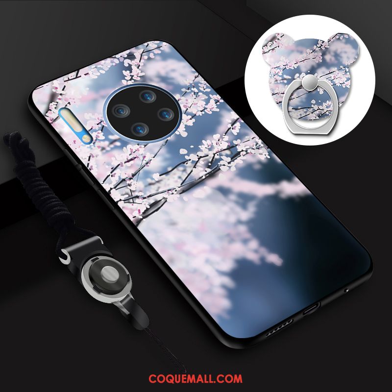 Étui Huawei Mate 30 Paysage Tempérer Membrane, Coque Huawei Mate 30 Anneau Antidérapant