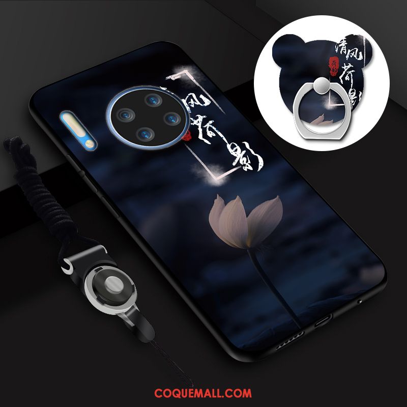 Étui Huawei Mate 30 Paysage Tempérer Membrane, Coque Huawei Mate 30 Anneau Antidérapant