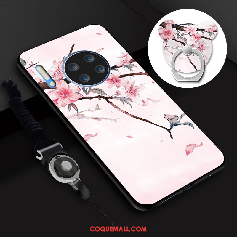 Étui Huawei Mate 30 Paysage Tempérer Membrane, Coque Huawei Mate 30 Anneau Antidérapant