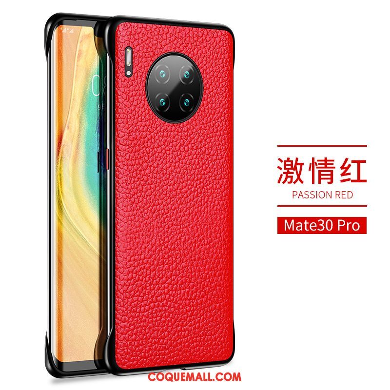 Étui Huawei Mate 30 Pro Business Protection Incassable, Coque Huawei Mate 30 Pro Nouveau Vert