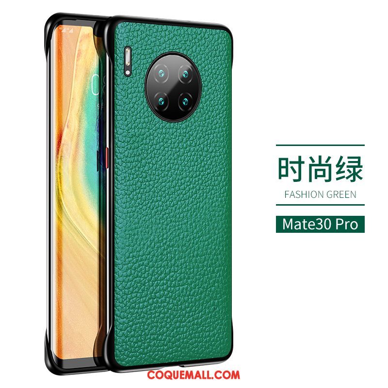 Étui Huawei Mate 30 Pro Business Protection Incassable, Coque Huawei Mate 30 Pro Nouveau Vert