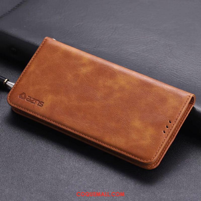 Étui Huawei Mate 30 Pro Carte En Cuir Protection, Coque Huawei Mate 30 Pro Téléphone Portable Incassable Braun