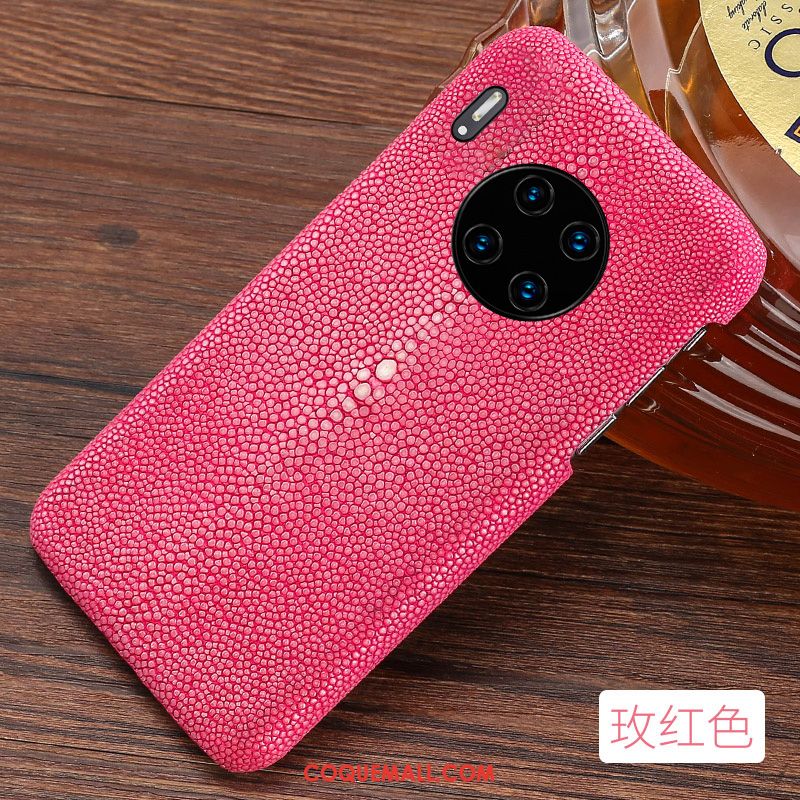 Étui Huawei Mate 30 Pro Créatif En Cuir Marque De Tendance, Coque Huawei Mate 30 Pro Difficile Très Mince