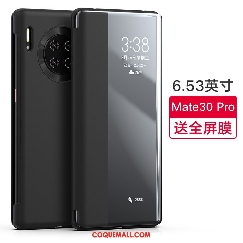 Étui Huawei Mate 30 Pro Incassable Tout Compris En Cuir, Coque Huawei Mate 30 Pro Très Mince Protection