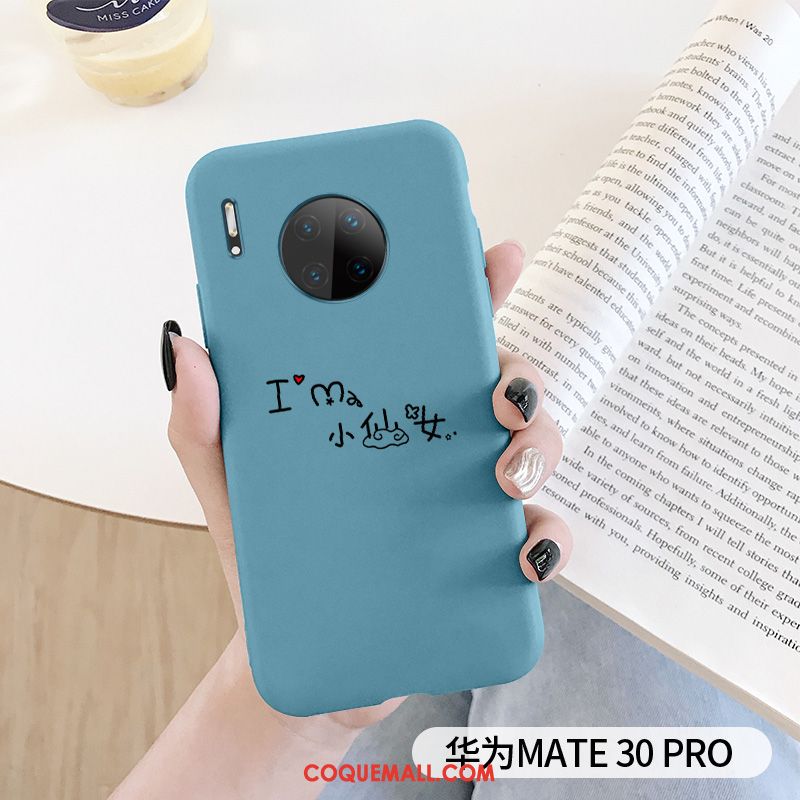 Étui Huawei Mate 30 Pro Marque De Tendance Incassable Fluide Doux, Coque Huawei Mate 30 Pro Téléphone Portable Petit