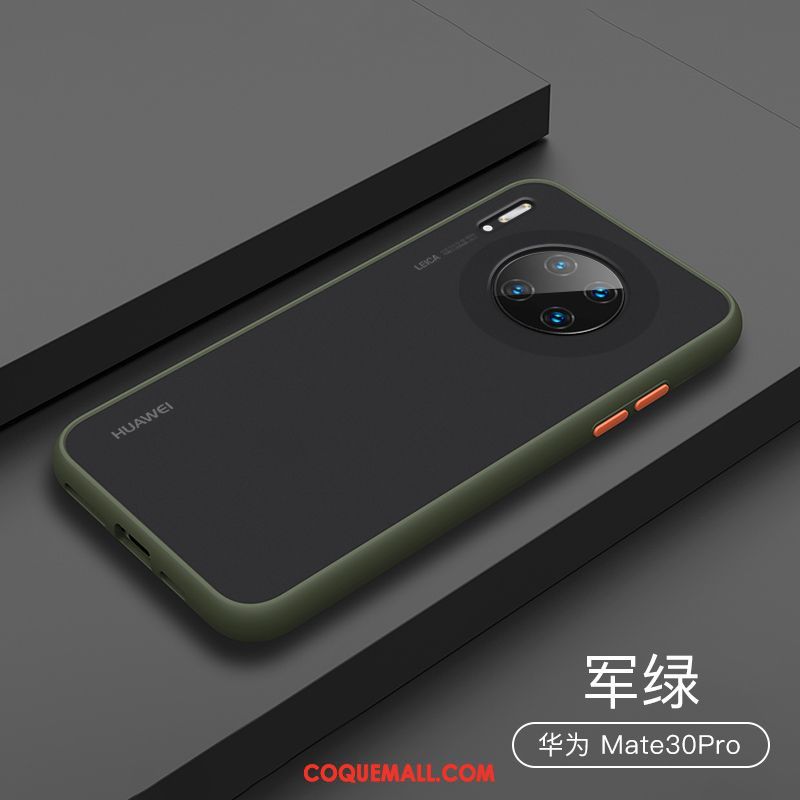Étui Huawei Mate 30 Pro Personnalité Fluide Doux Protection, Coque Huawei Mate 30 Pro Net Rouge Incassable