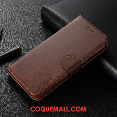 Étui Huawei Mate 30 Pro Protection En Cuir Rouge, Coque Huawei Mate 30 Pro Téléphone Portable Fluide Doux