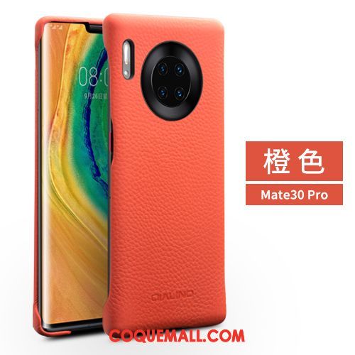 Étui Huawei Mate 30 Pro Protection Téléphone Portable Simple, Coque Huawei Mate 30 Pro Couvercle Arrière Mode