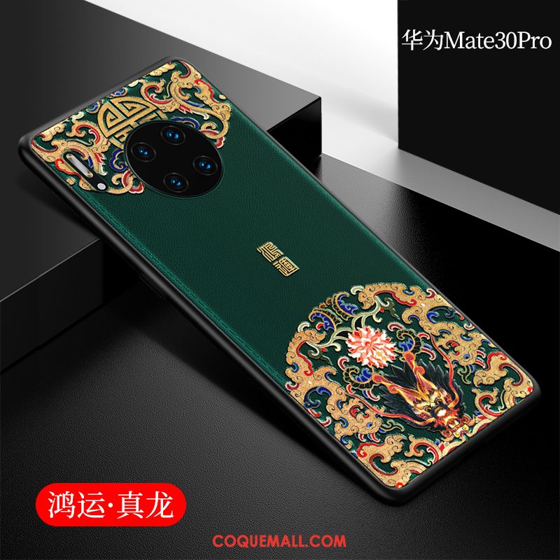 Étui Huawei Mate 30 Pro Rouge Marque De Tendance Personnalité, Coque Huawei Mate 30 Pro Téléphone Portable Créatif