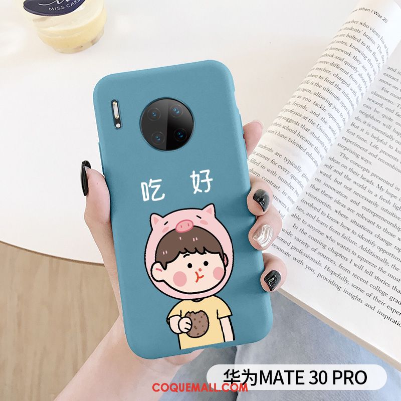 Étui Huawei Mate 30 Pro Très Mince Délavé En Daim Charmant, Coque Huawei Mate 30 Pro Tout Compris Tendance