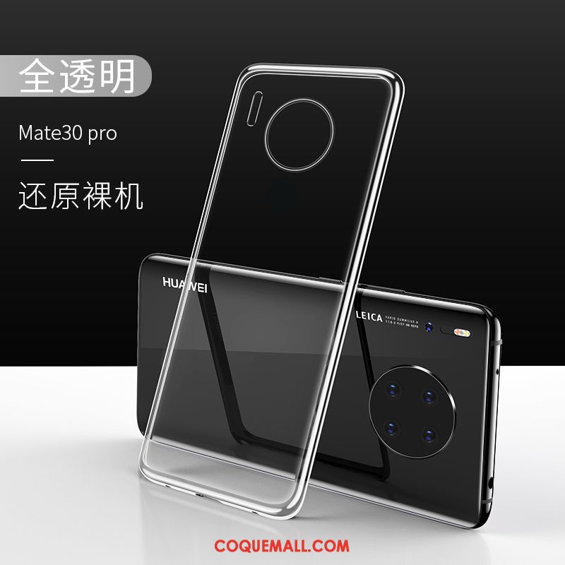 Étui Huawei Mate 30 Pro Très Mince Transparent Protection, Coque Huawei Mate 30 Pro Silicone Modèle