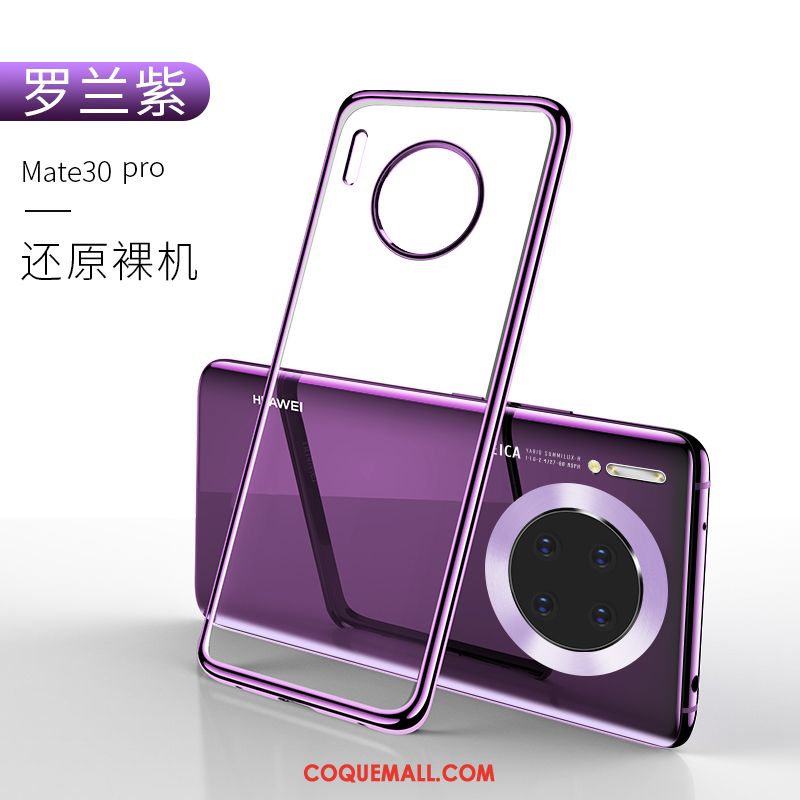 Étui Huawei Mate 30 Pro Très Mince Transparent Protection, Coque Huawei Mate 30 Pro Silicone Modèle