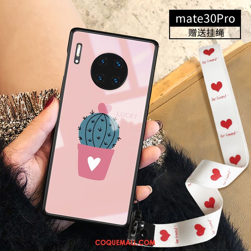 Étui Huawei Mate 30 Pro Vert Dessin Animé Frais, Coque Huawei Mate 30 Pro Personnalité Incassable