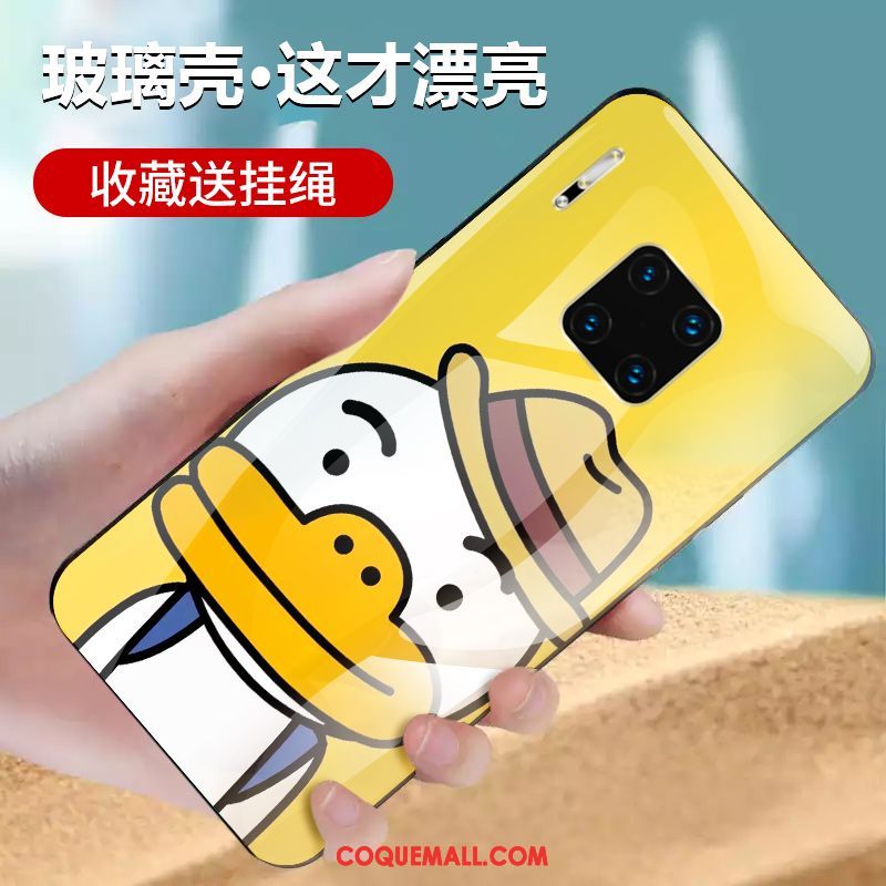 Étui Huawei Mate 30 Rs Verre Protection Téléphone Portable, Coque Huawei Mate 30 Rs Incassable Jaune