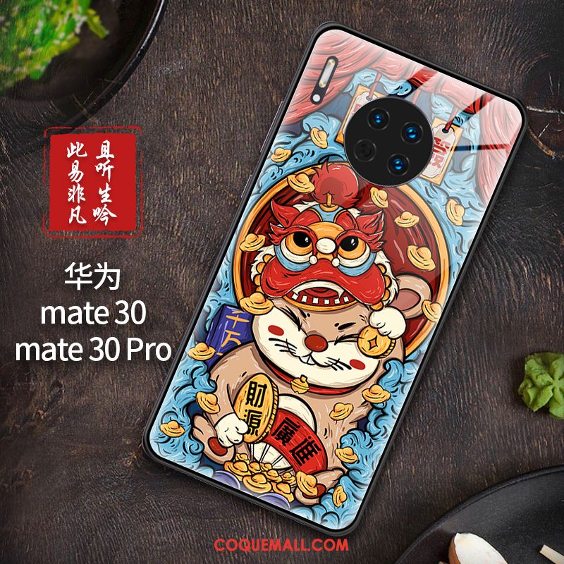 Étui Huawei Mate 30 Tout Compris Personnalité Marque De Tendance, Coque Huawei Mate 30 Incassable Protection