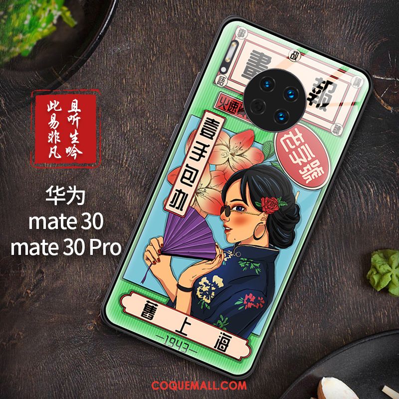 Étui Huawei Mate 30 Tout Compris Personnalité Marque De Tendance, Coque Huawei Mate 30 Incassable Protection