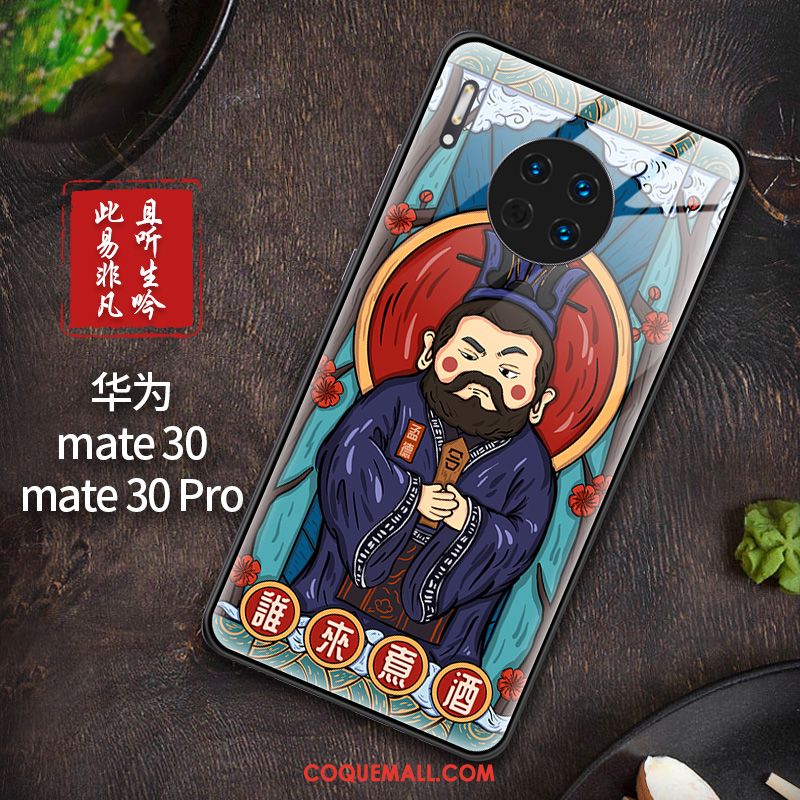 Étui Huawei Mate 30 Tout Compris Personnalité Marque De Tendance, Coque Huawei Mate 30 Incassable Protection