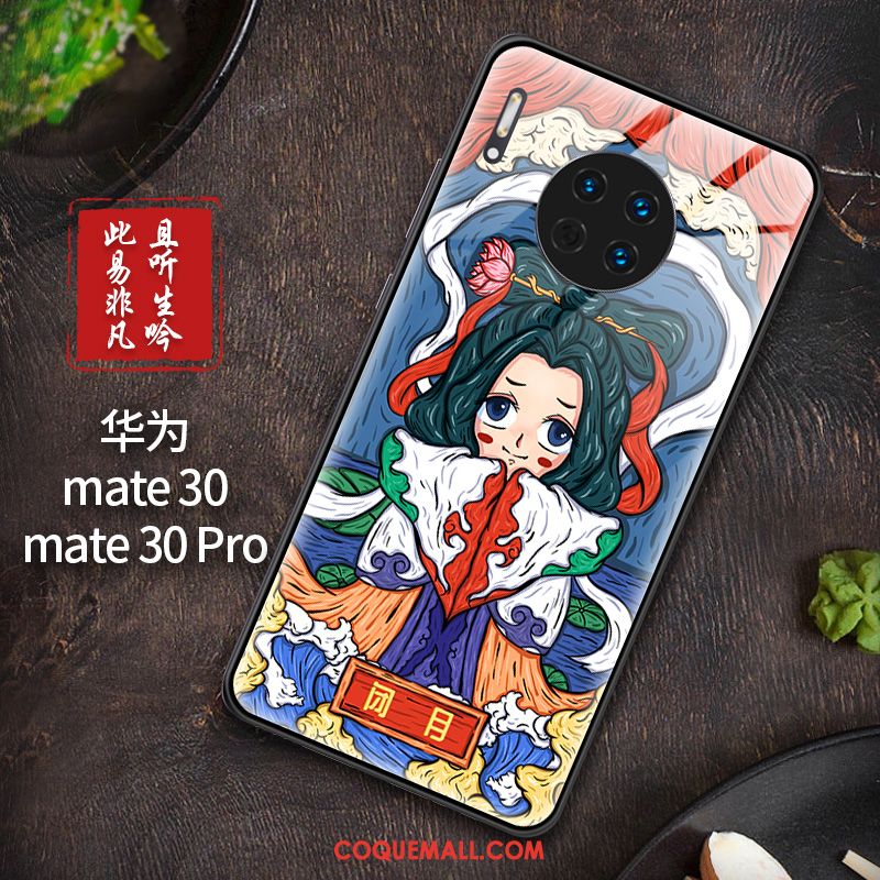 Étui Huawei Mate 30 Tout Compris Personnalité Marque De Tendance, Coque Huawei Mate 30 Incassable Protection