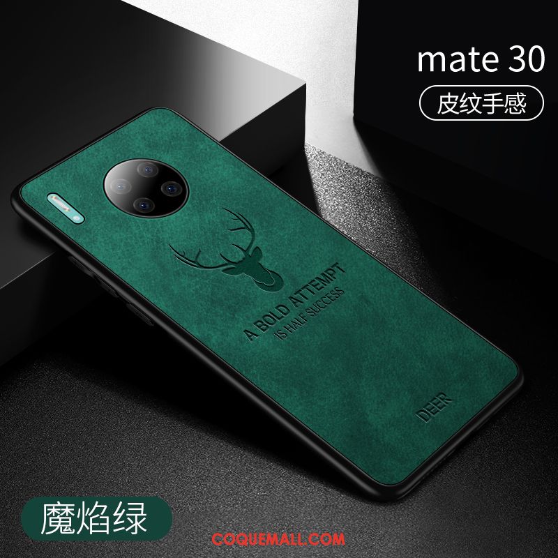 Étui Huawei Mate 30 Téléphone Portable Fluide Doux En Cuir, Coque Huawei Mate 30 Très Mince Personnalité