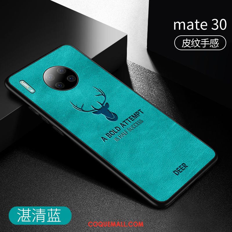 Étui Huawei Mate 30 Téléphone Portable Fluide Doux En Cuir, Coque Huawei Mate 30 Très Mince Personnalité