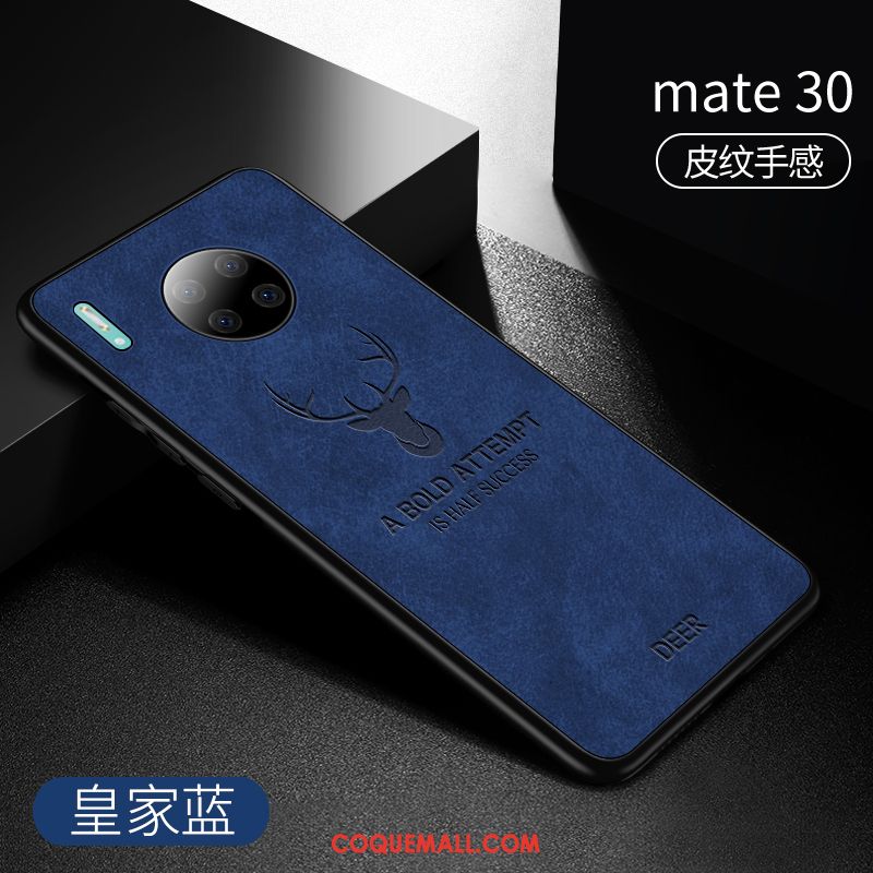 Étui Huawei Mate 30 Téléphone Portable Fluide Doux En Cuir, Coque Huawei Mate 30 Très Mince Personnalité