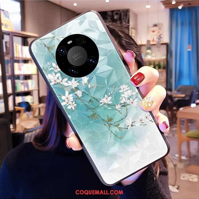 Étui Huawei Mate 40 Art Simple Style Chinois, Coque Huawei Mate 40 Losange Téléphone Portable