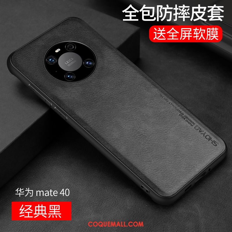 Étui Huawei Mate 40 Créatif Rouge Protection, Coque Huawei Mate 40 Tendance Fluide Doux