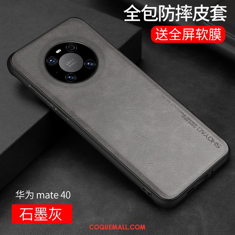 Étui Huawei Mate 40 Créatif Rouge Protection, Coque Huawei Mate 40 Tendance Fluide Doux